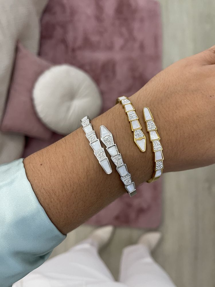 Pulseiras em aço inoxidável