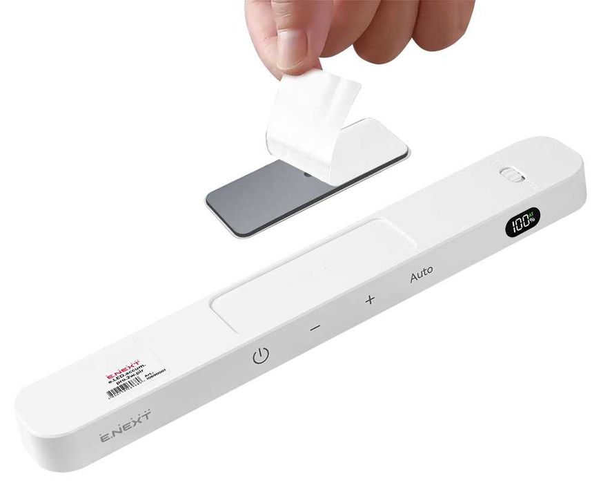 Lampa Świetlówka LED z czujnikiem ruchu podszafkowa/ aku 6000k 2W