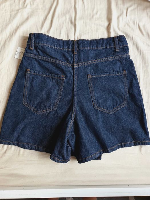RESERVED—Jeansowe Spódnico-Szorty—M 38