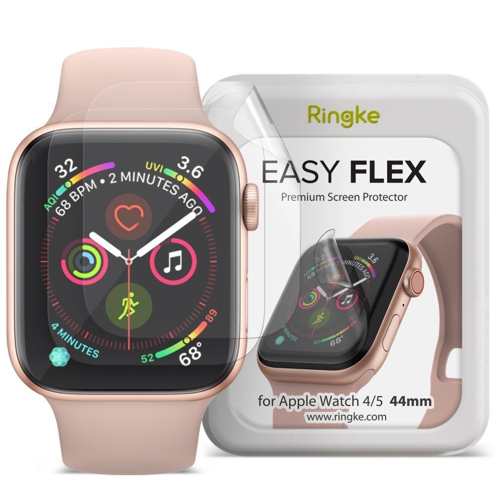 3X Folia Ochronna Ringke Easy Flex Do Apple Watch 4 / 5 / 6 / Se 44Mm