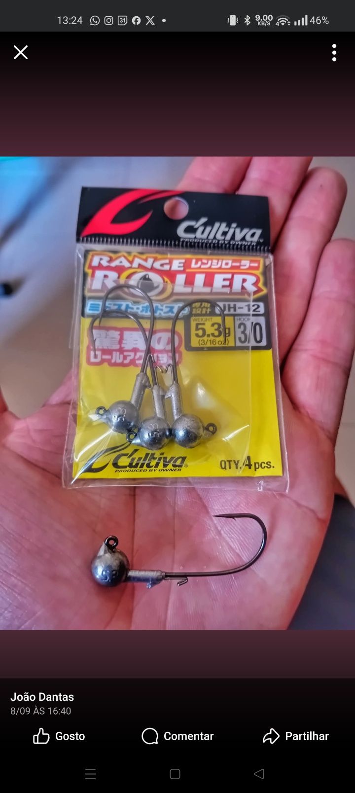 Cabeçotes de pesca