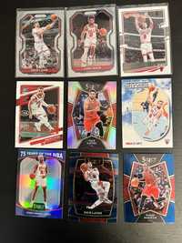 Karty NBA Chicago Bulls 27 kart Jordan, Lavine, Derozan, Rodman, White