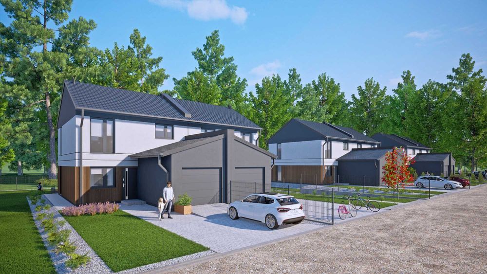 DOM w lesie zabudowa bliźniacza,Łódź,Tuszyn,Zofiówka, Łódź 120m2