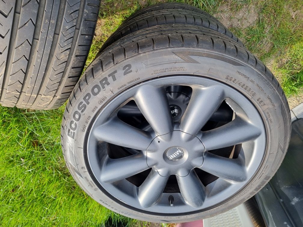 Felgi Alu + opony 225/45/18 letnie Mini Cooper S