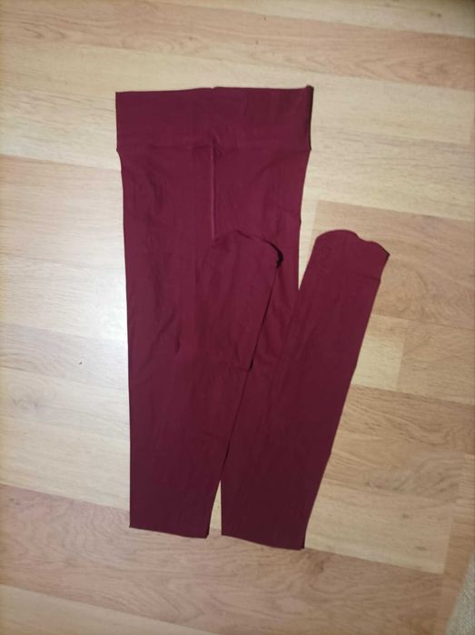 Rajstopy olejowe bordowe