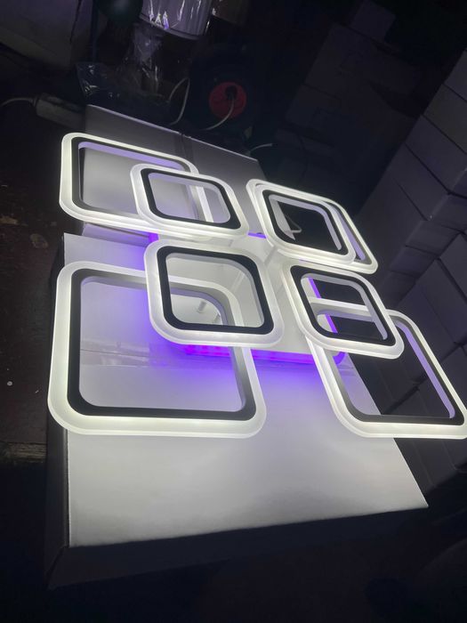 Стельова LED люстра, світлодіодна 140Ватт (БЕЗКОШТОВНА Доставка)