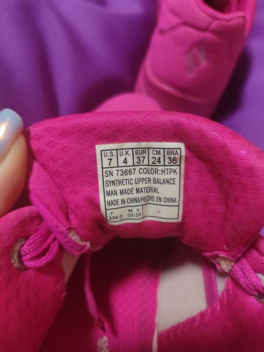 Кросівки фуксія skechers р.37