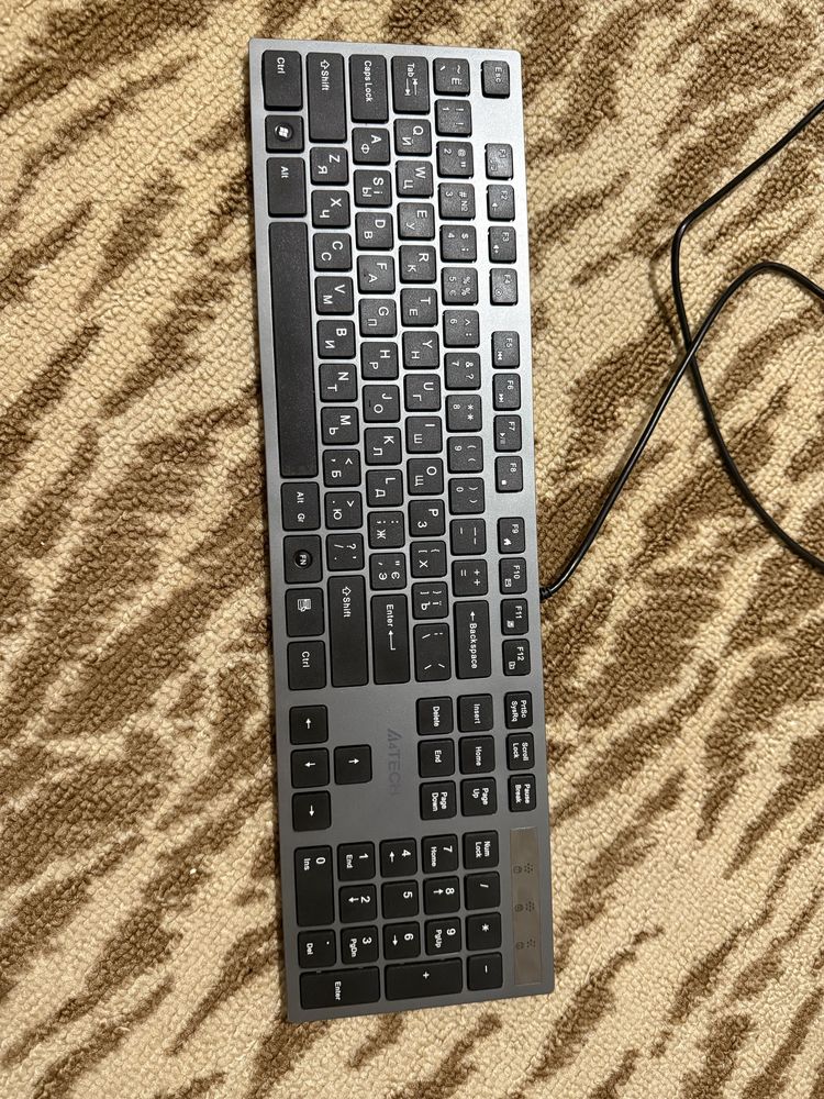 Клавиатура A4TECH KV-300H USB grey