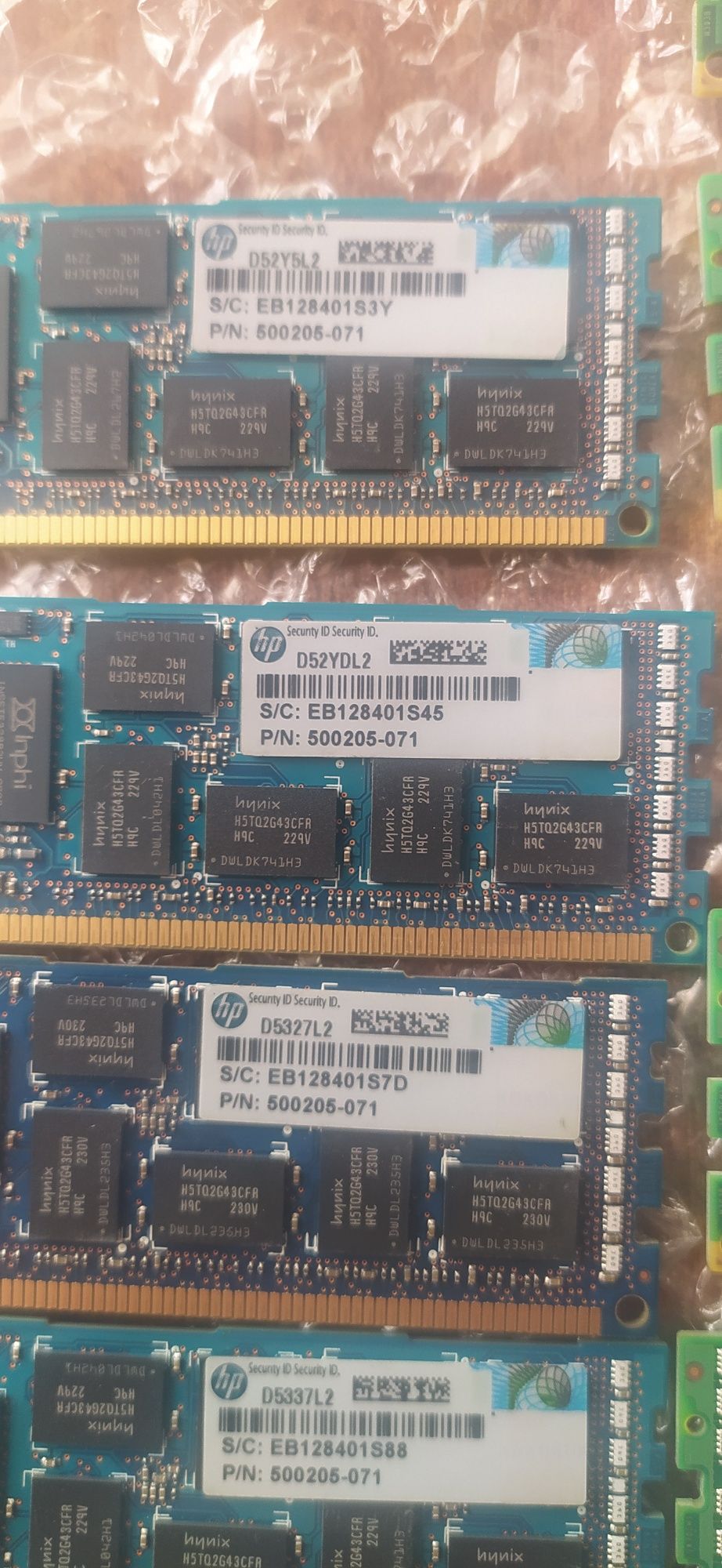 Память сервер HP Hynix, Samsung 2Rx4 PC3 10600R, P/N 500205-071