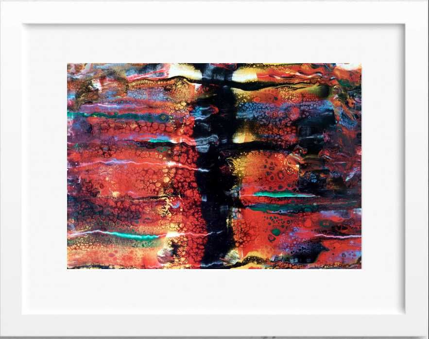 Pintura em acrílico (com moldura)