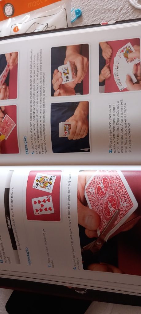 Livro truques com cartas