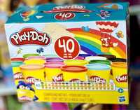 Набір пластиліну Play-Doh 40 баночок плей до набор