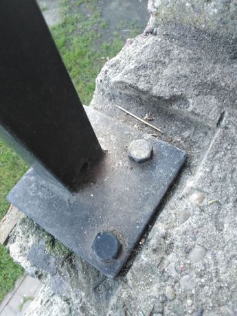 Balustrada metalowa ocynkowana czarna