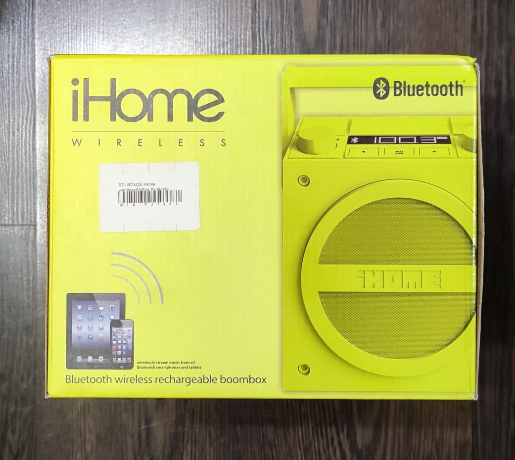 Портативна колонка IHOME iBT4 Bluetooth з FM-радіо
