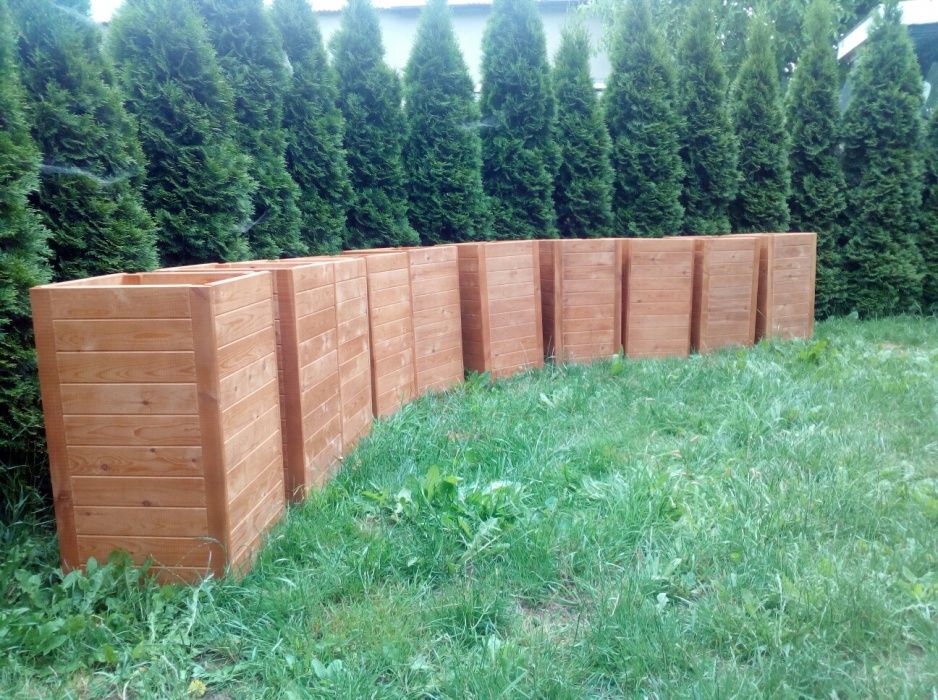 Wyprzedaż donica drewniana donice drewniane skrzynia!!