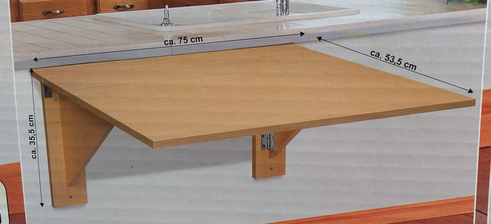 Mesa Rebativel- Montagem na Parede - Nova