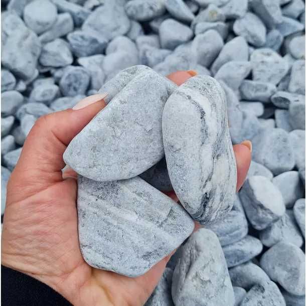 Otoczaki szare SILVER grecki kamień naturalny darmowa dostawa 1000 kg