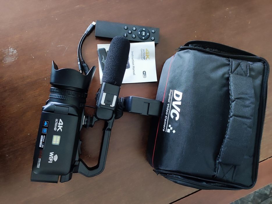 Câmera de vídeo 4K HD