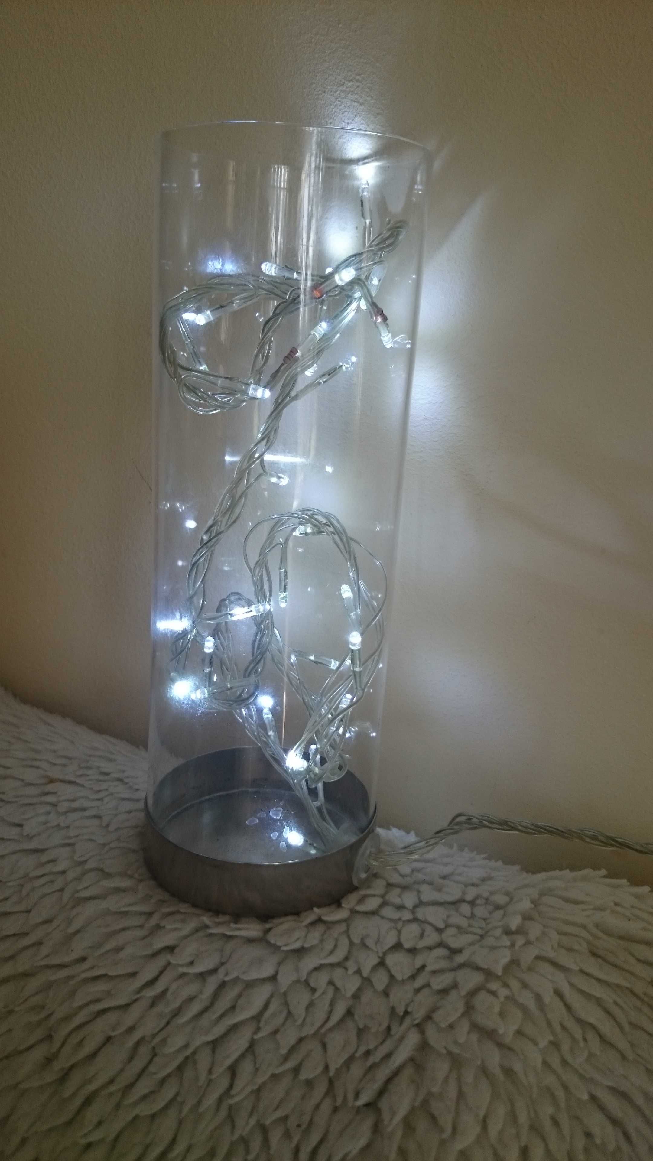 Lampki led w szkle