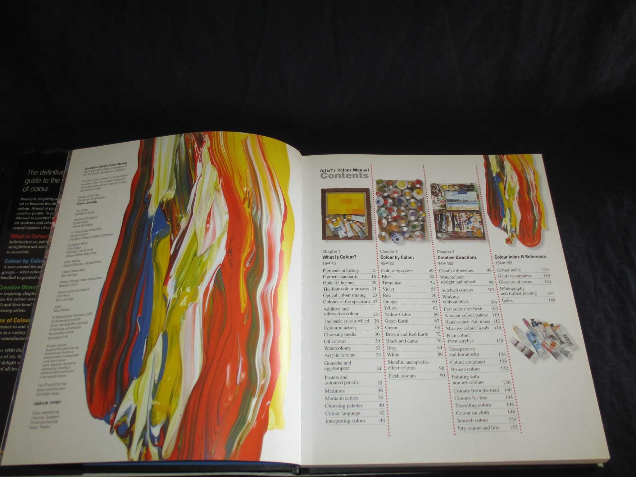 Livro Artist's Colour Manual Simon Jennings