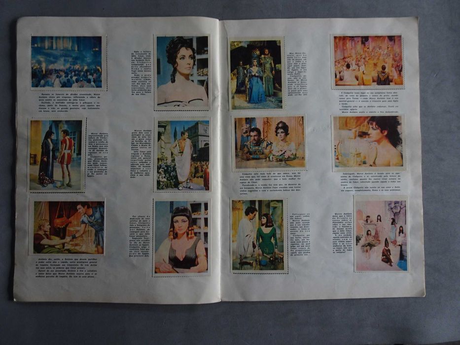 Caderneta de cromos completa Cleópatra