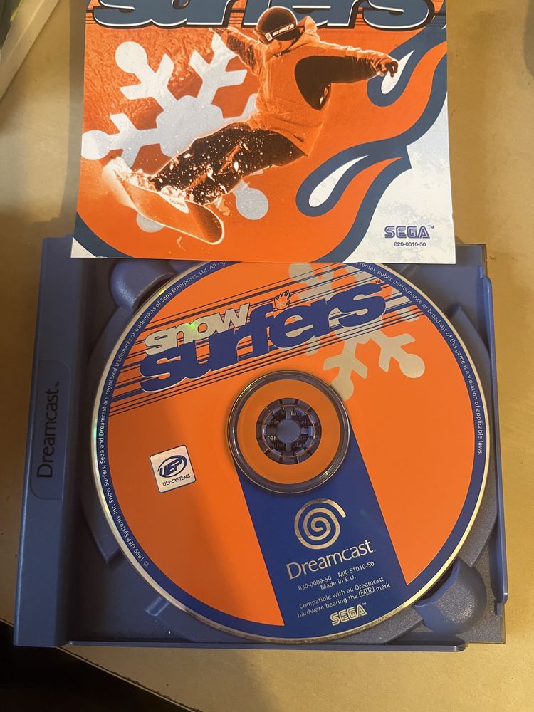 Sega dreamcast jogo snow