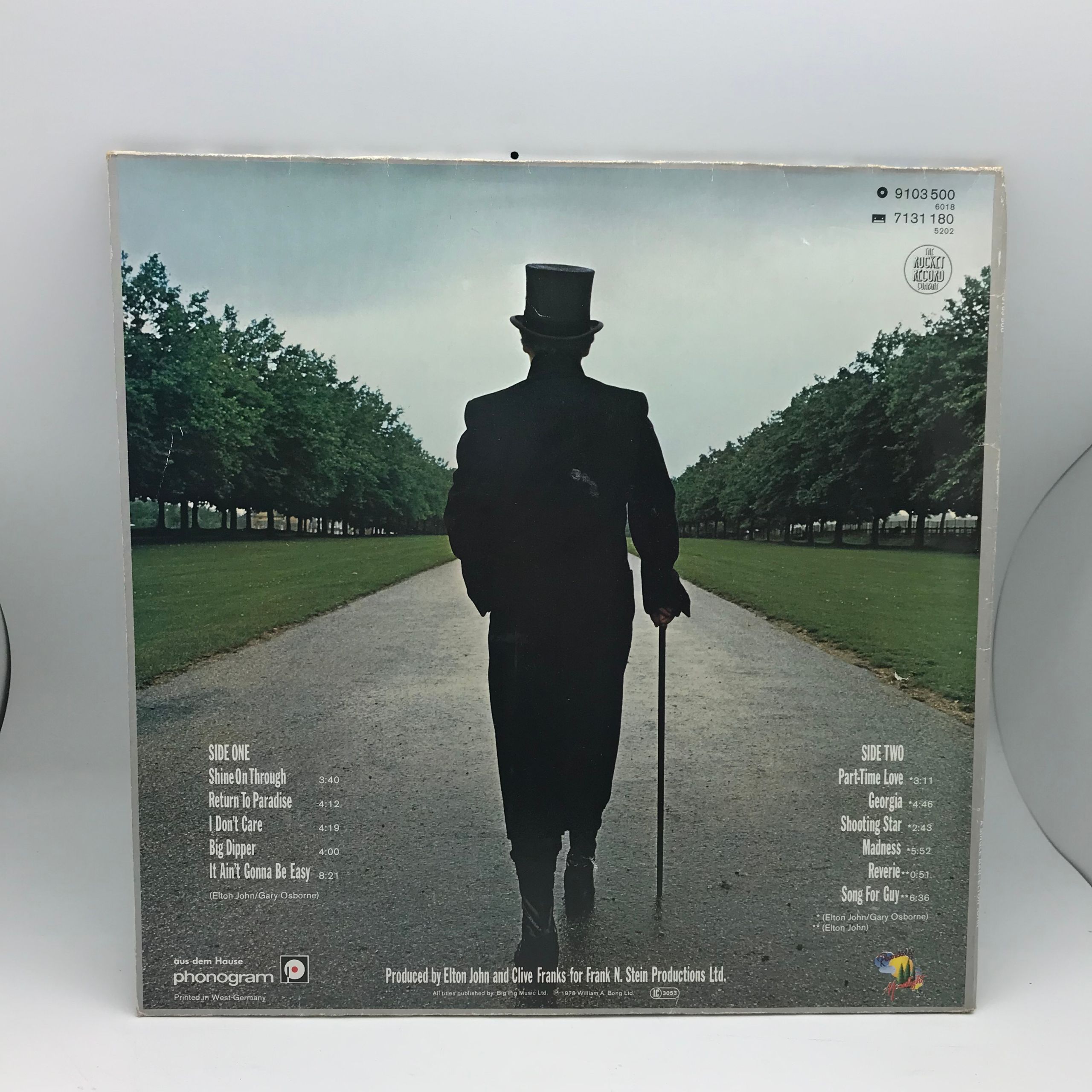 winyl - elton john - a single man