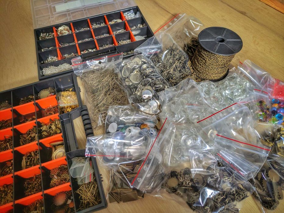 rękodzielnictwo zestaw do robienia biżuterii DIY kaboszony szkła