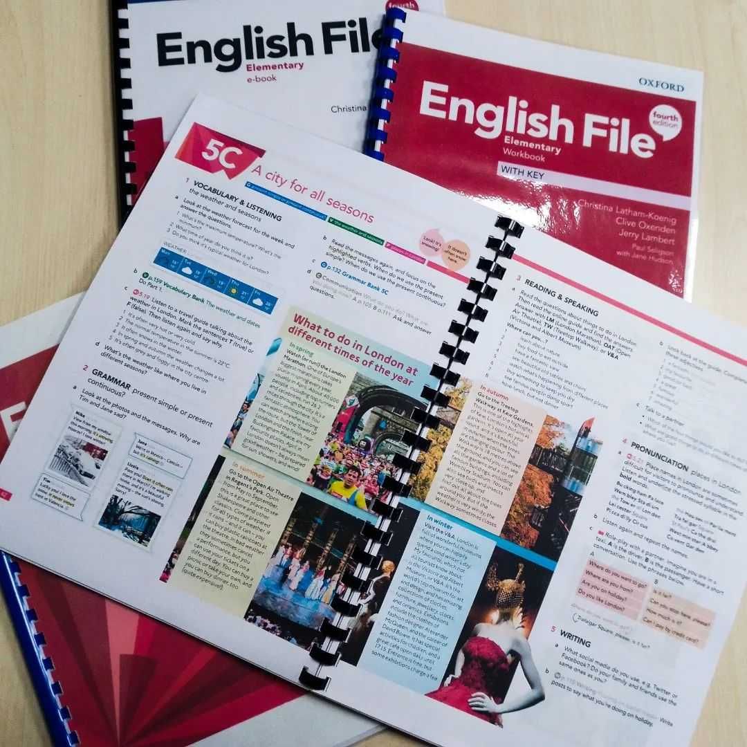 English File 4th - Beginner, Elementary, Pre, Intermediate, Upper, Adv