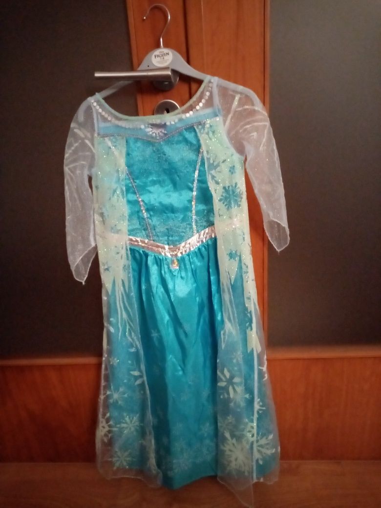 Vestido Frozen Disney 7/8 anos