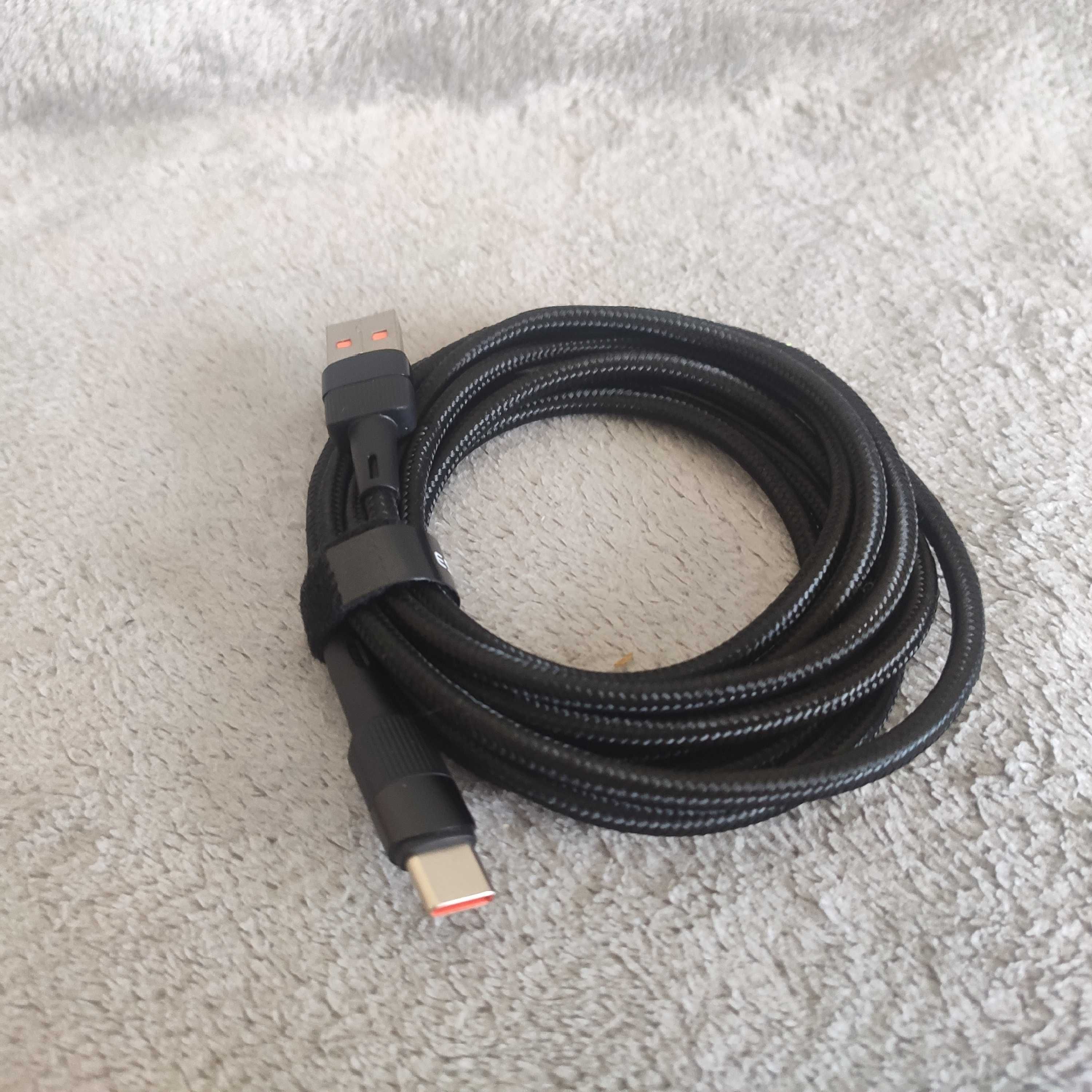 Kabel USB 6A Typ C QC 66W do Huawei Xiaomi Samsung