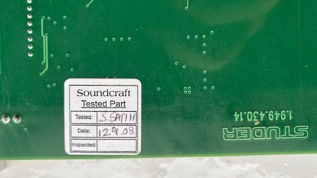 Soundcraft Vi - zestaw kart optycznych (światłowodowych) - MADI