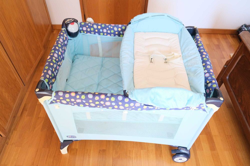 Chicco Play&Nap: Cama de viagem + Parque + Muda fraldas