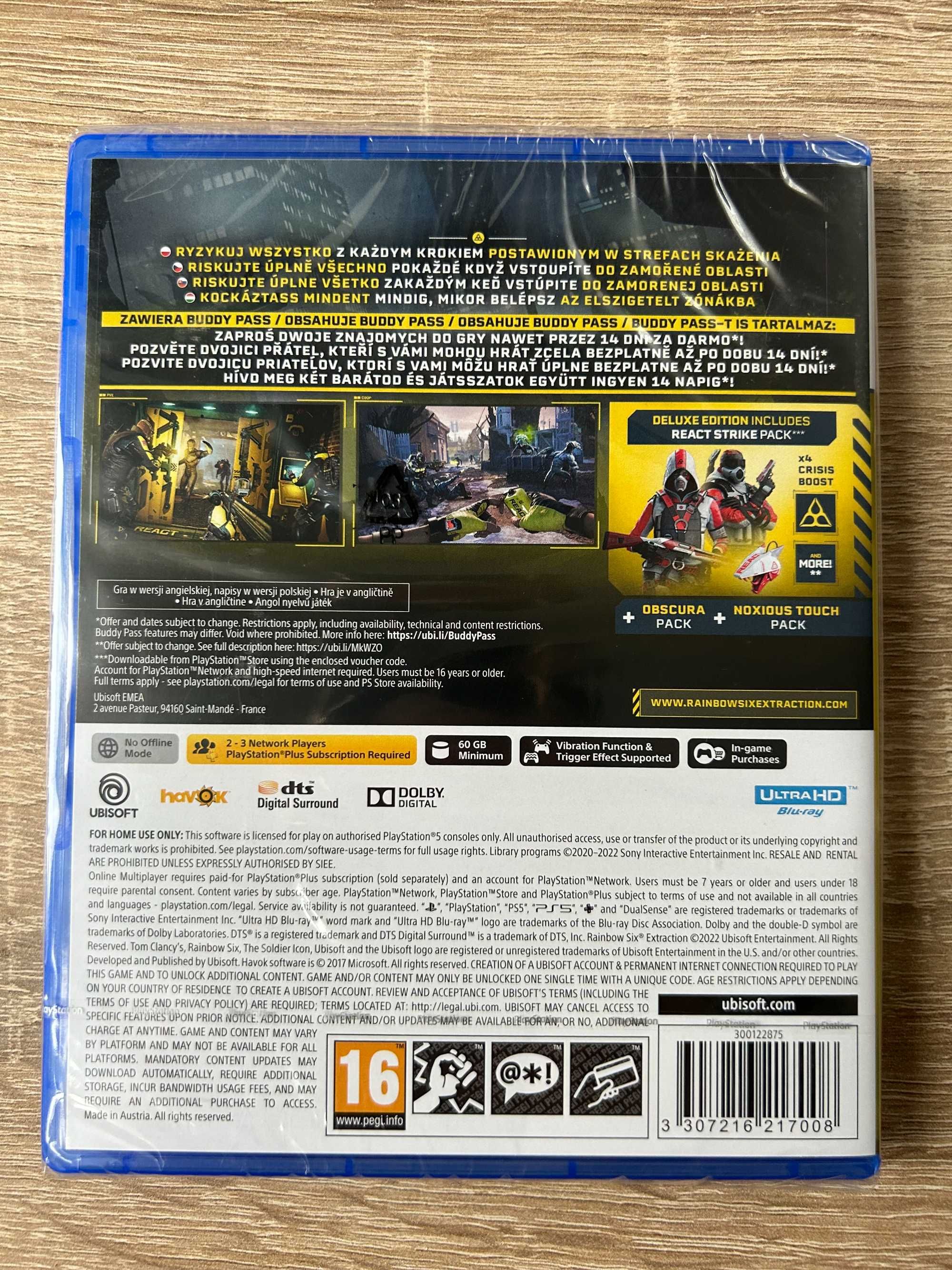 Tom Clancy's Rainbow Six: Extraction - Deluxe Edition - PS5 - PL- NOWA