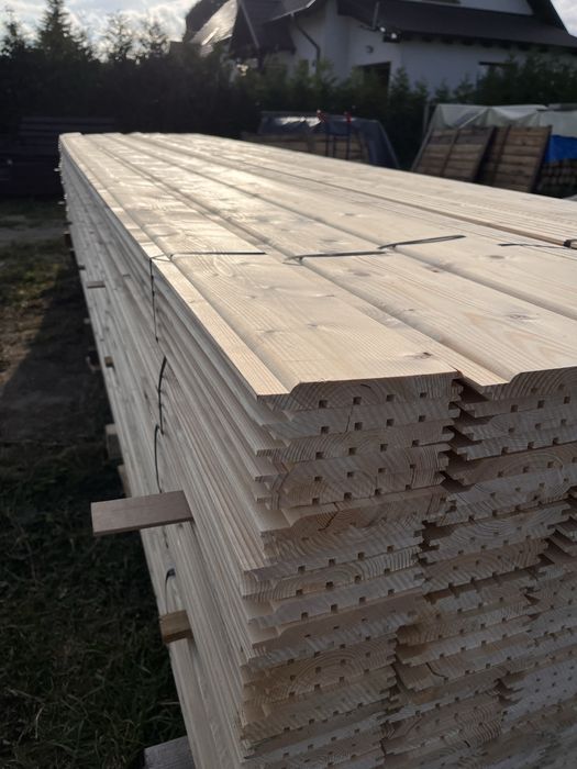 Deska Elewacyjna pióro wpust boazeria 1,9 x 14,6 x 480 cm DOWÓZ GRATIS