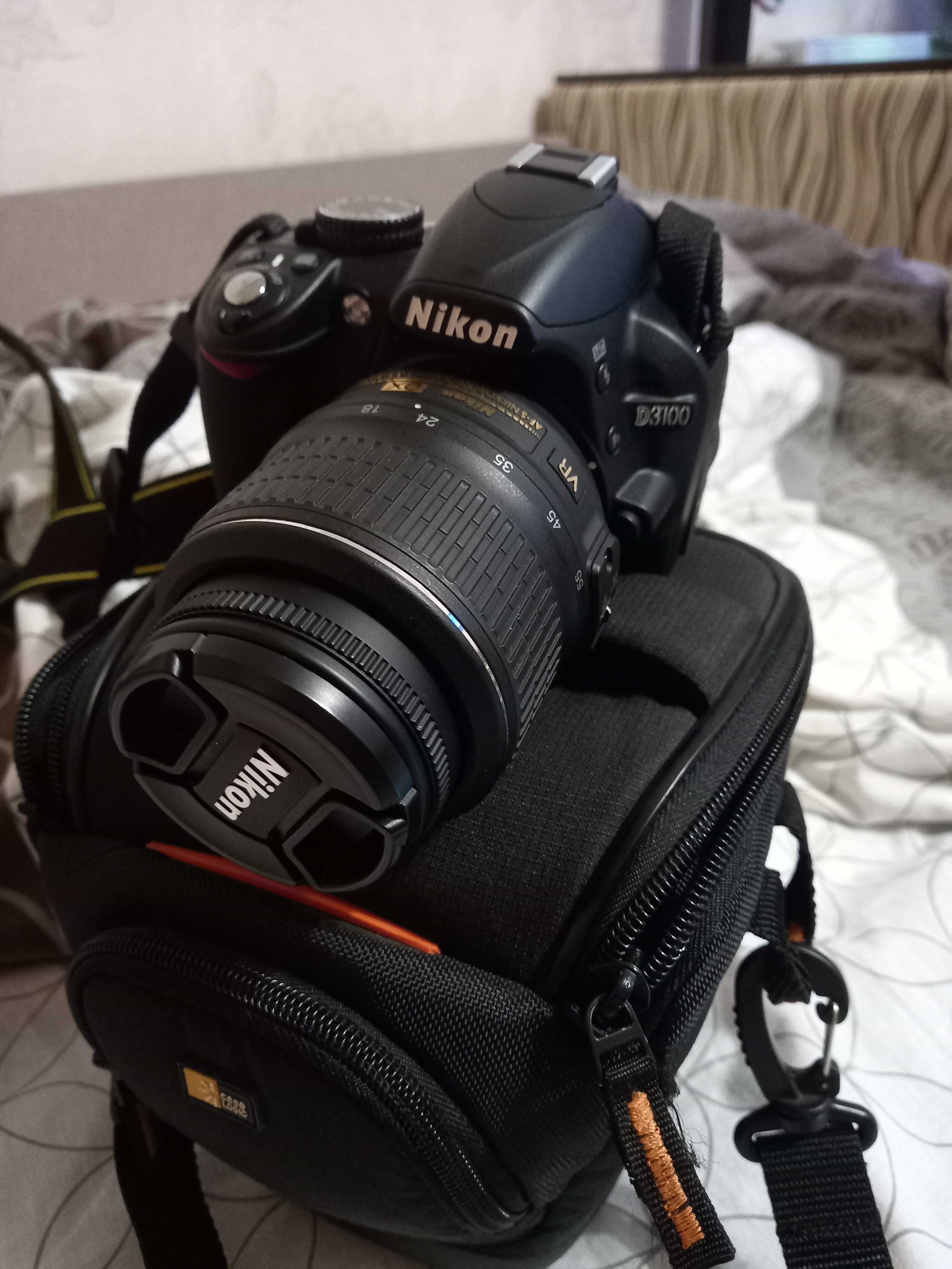 Фотоапарат Nikon d3100+ зарядка+сумка+карта пам'яті