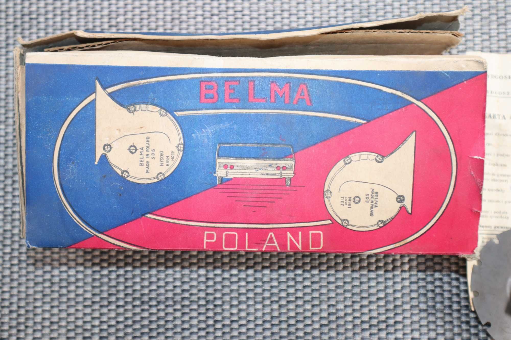 Sygnały dźwiękowe 2 szt BELMA 1971 R nieużywane B071631