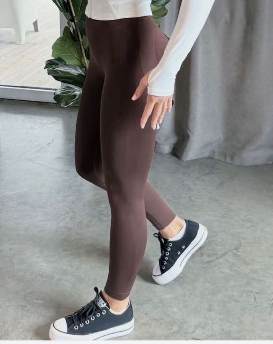 Жіночі лосіни шоколадні