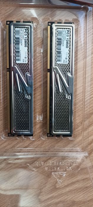 Memórias ddr3 OCZ  4 gb (2×2gb) high performance dual channel kit