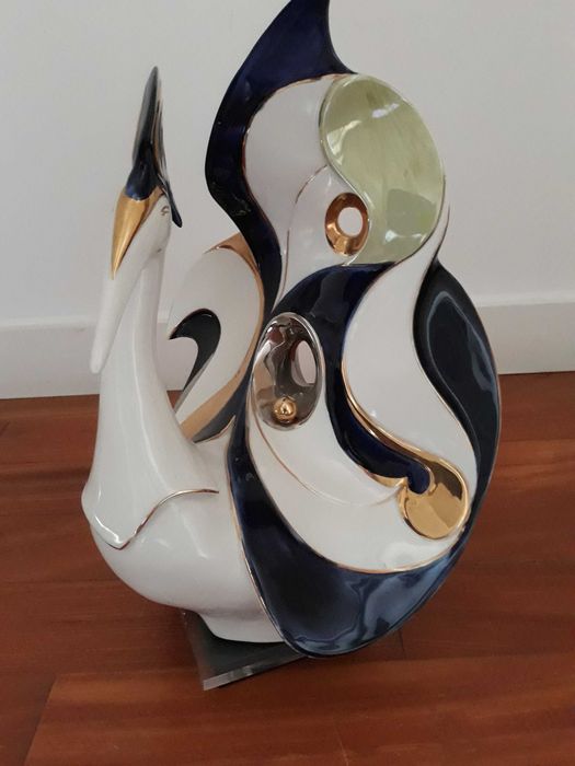 Estátua Galo 35cm como novo - Porcelanas DeSandra