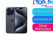 iPhone 15 Pro 128gb Niebieski E-Sim BATERIA 100% Sklep WWA Gwar 12 msc