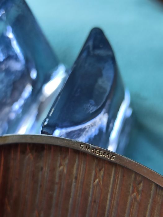 Srebrna papierośnica. Sygnowana. PrzełomXIX/XXw