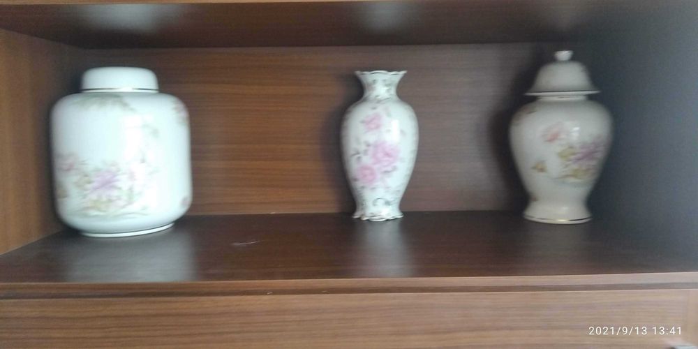 Vaso decorativo em conjunto de cinco