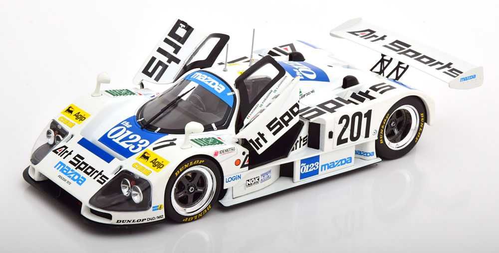 1:18 CMR Mazda 787B #201 24h LeMans 1990 Johansson/Kennedy/Dieudonne