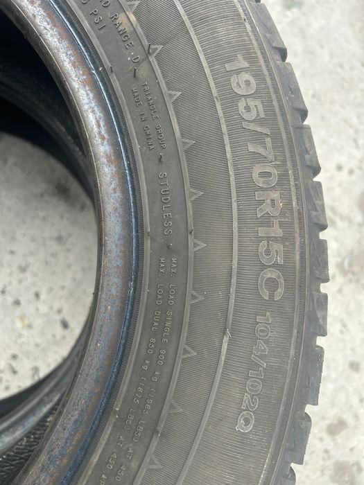 2 Колеса 195/70R15c Triangle SnowLink VAN 104/102Q
