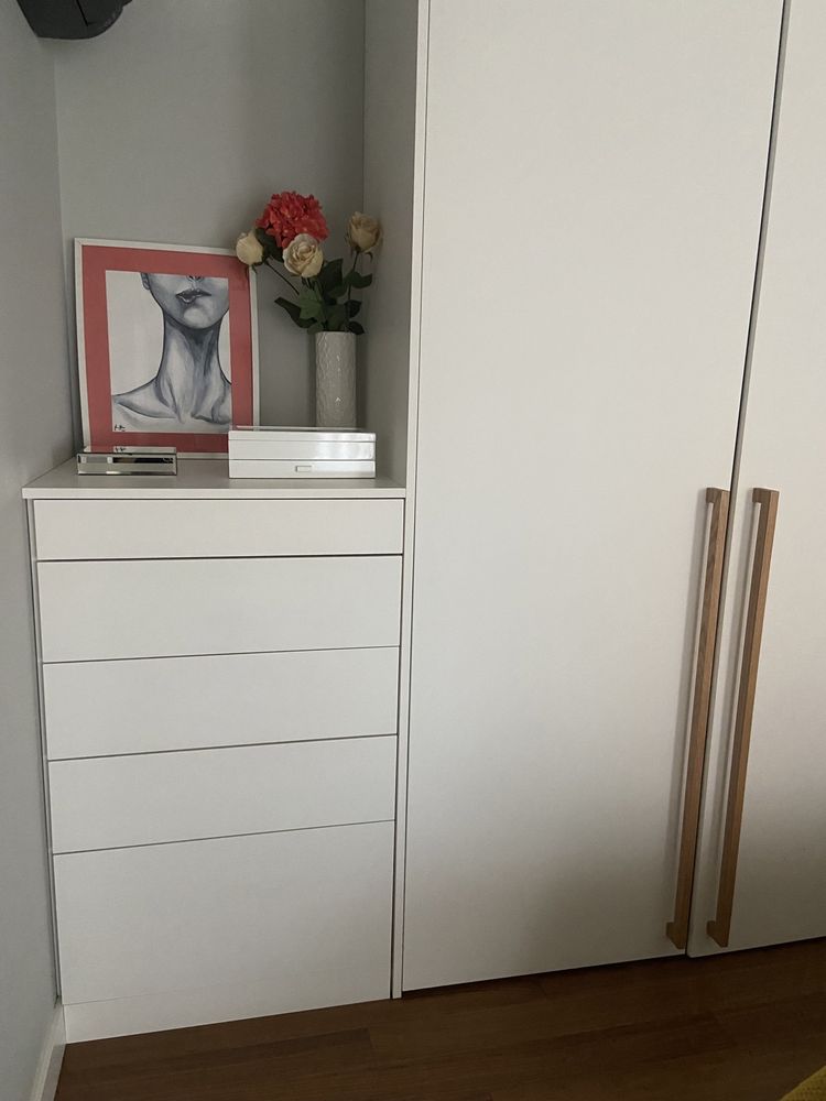 Armário combinado (roupeiro + comoda)