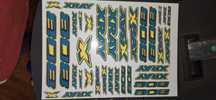 Xray kits de autocolantes