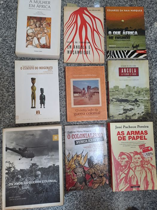 Livros ex-colónias Portuguesas