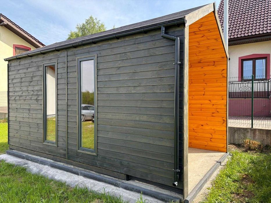 Nowoczesny domek ogrodowy 4x3 m – drewniana stodoła, altana
