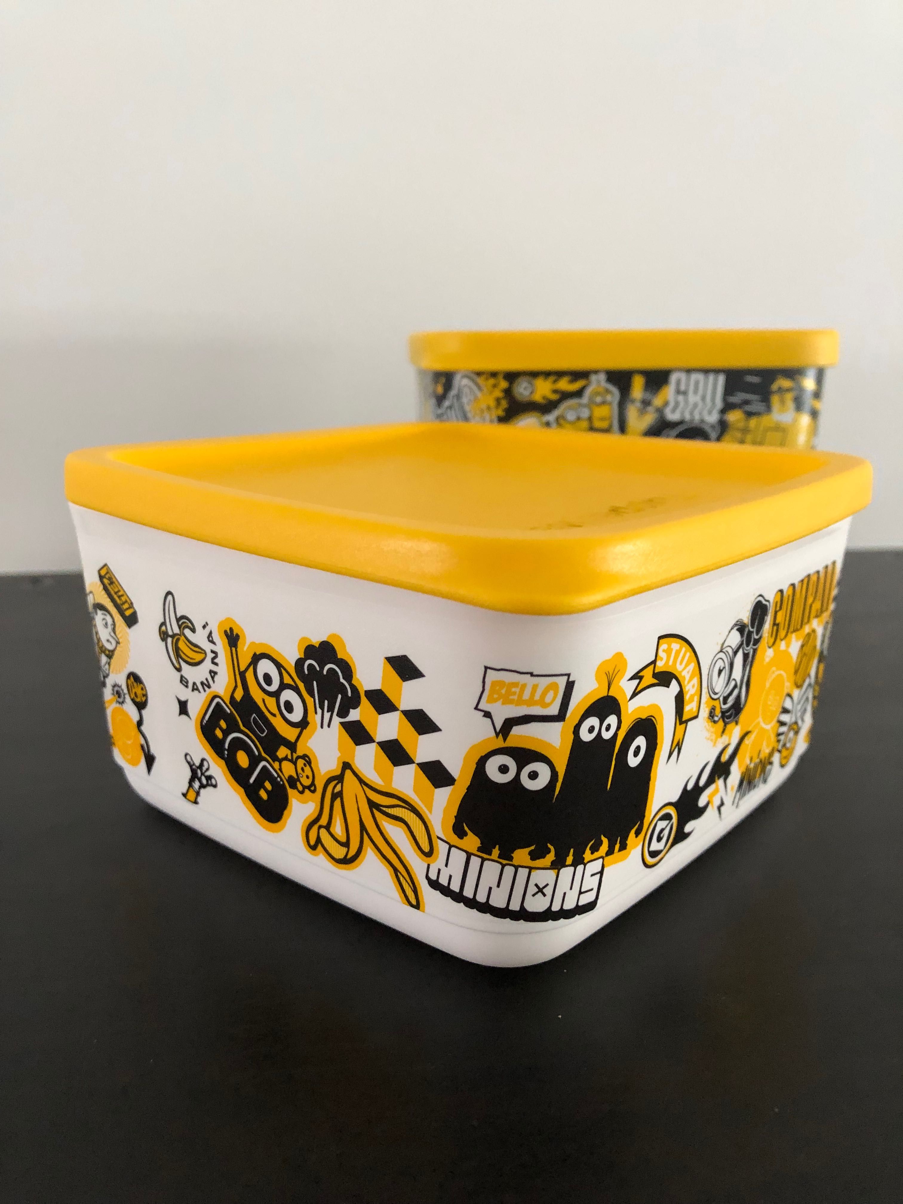 Conjunto cubix Minions Tupperware